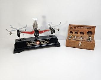 Negishi Scale Tokyo Japan with Box of Weights