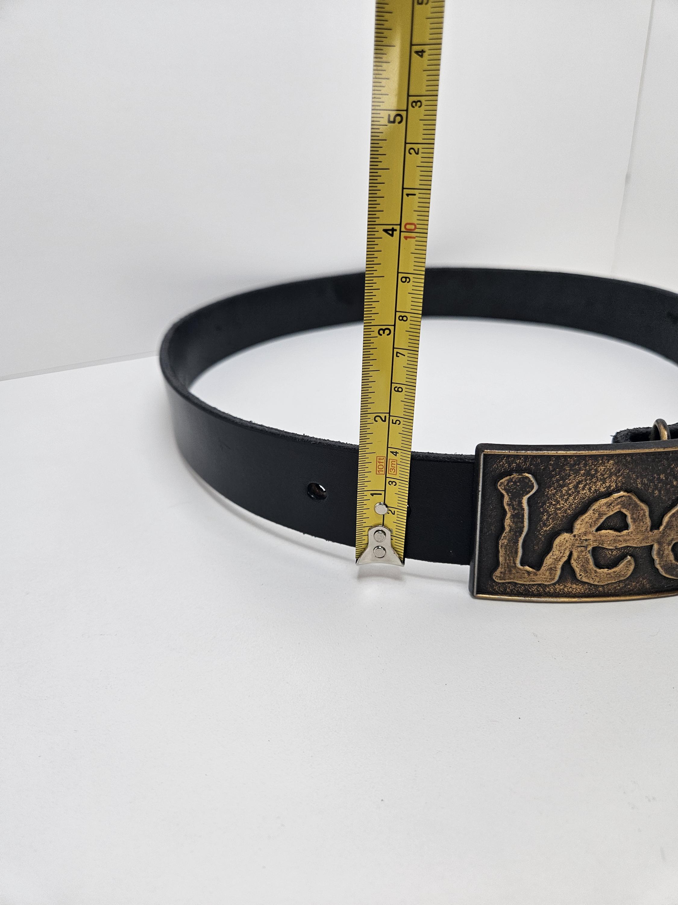 Omega Black Leather Belt Vintage Brass Arrowhead Buckle Spearhead Boho Size 36 il_fullxfull.7057510813_mzy6.jpg main image 4
