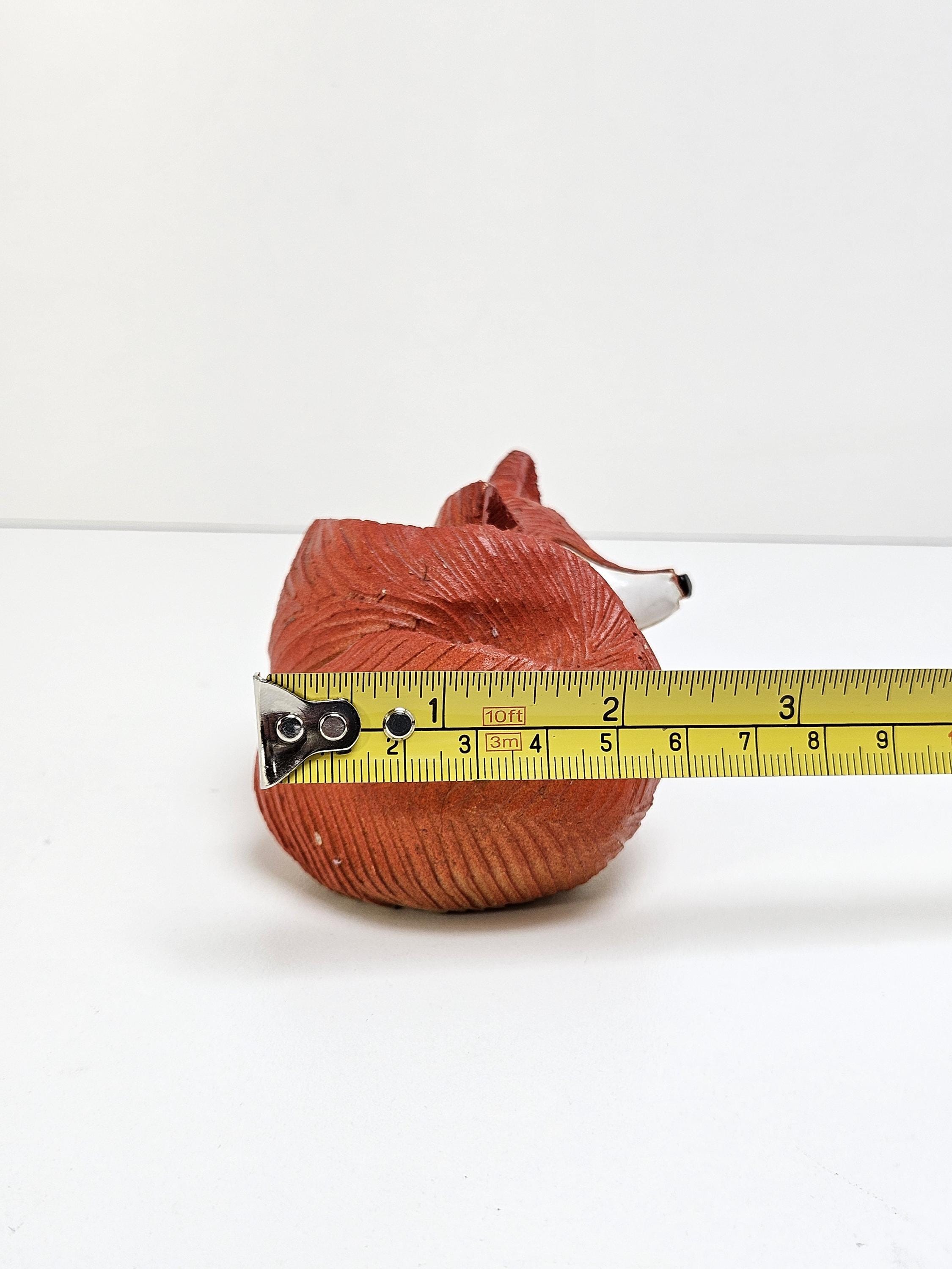 Vintage Artesania Rinconada Red Fox Uruguay Signed Figurine 3.75