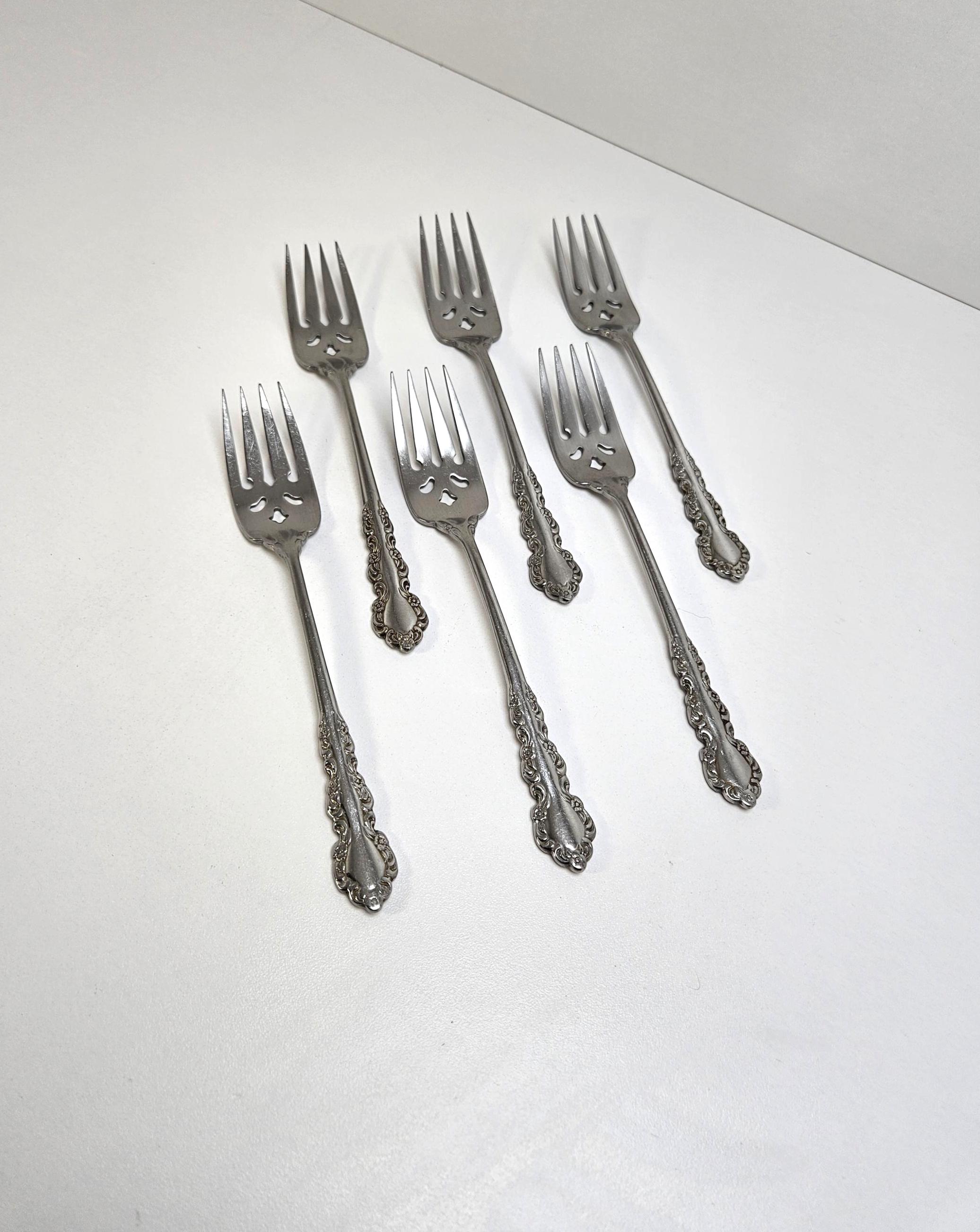 Oneida Shelley Stainless Steel Flatware - Glossy CUBE Pattern - YOUR CHOICE - MINT Condition!