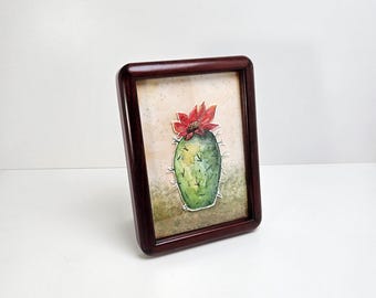 Solid Wood Picture Frame Rounded Corners MCM 5" x 7" - Watercolor not included