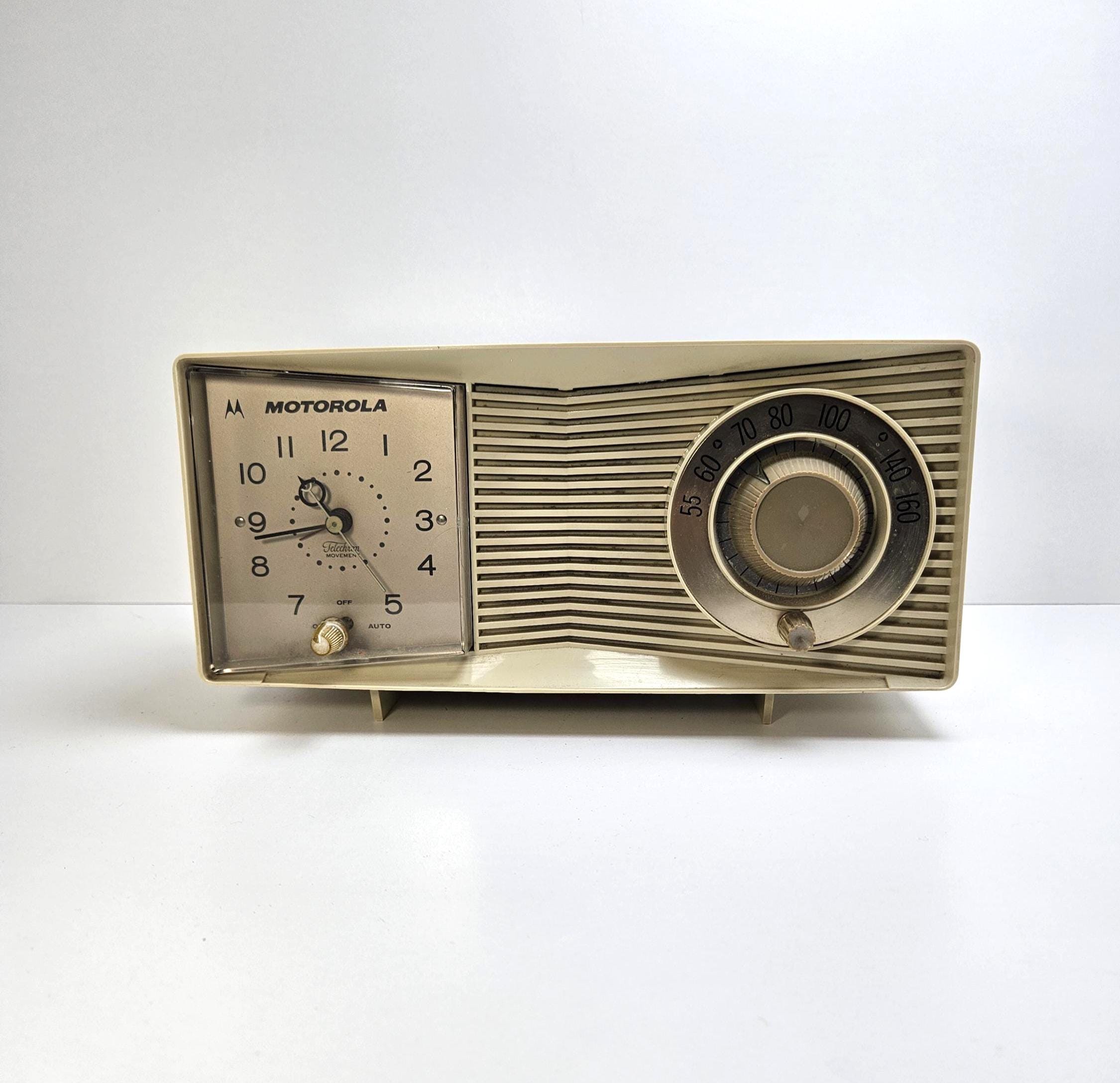 レトロ ジャンク MOTOROLA モトローラ クロック ラジオ antique