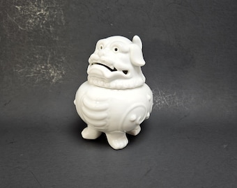 Vintage Japanese Incense Burner Shisa Foo Fu Guard Dog Lion