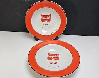 Andy Warhol Campbell's Tomato Soup Bowls – Collectable Set of 2