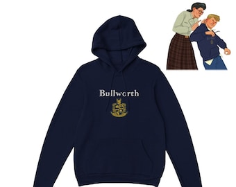 PS2 Bully Bullworth Academy Hoodie Navy
