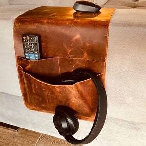 Leder Sofa Armlehne Veranstalter, Fernbedienung Caddy, Leder Haus Geschenk