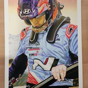 Ott Tänak 2025 - drawing