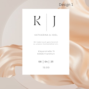 Einladungskarten Hochzeit Schlicht Karten Wedding