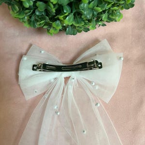 Pearl Cathedral Veil with Comb Elegant Floor-Length Fingertip Options Wedding Accessory image 8