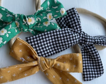 Baby Headbands With Bows Pack of 3