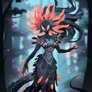 Adoptable #856 - Propiedad exclusiva Personaje de fantasía Adoptable, DnD, Dragones y Mazmorras, Diseño, Coleccionable