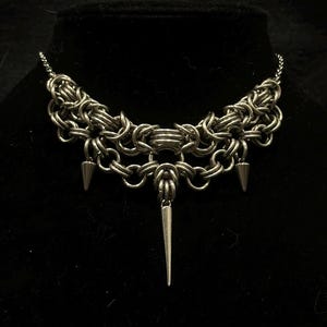 Vesperlace Necklace | Handmade Stainless Steel Chainmail