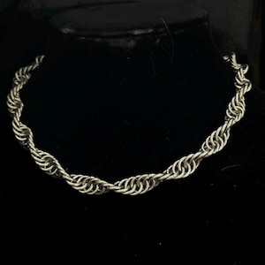 Simple Spiral Necklace | Handmade Stainless Steel Chainmail