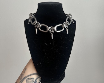 Bloodhound Necklace | Handmade Stainless Steel Chainmail