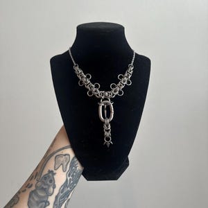 Triune Necklace | Handmade Stainless Steel Chainmail
