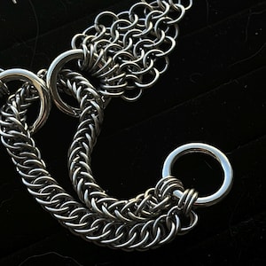 Wolf Collar Choker | Handmade Stainless Steel Chainmail