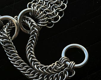 Wolf Collar Choker | Handmade Stainless Steel Chainmail
