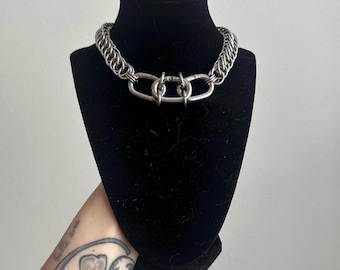 Nexus Necklace | Handmade Stainless Steel Chainmail