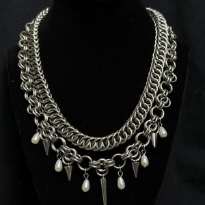 Ophelia Necklace | Handmade Stainless Steel Chainmail