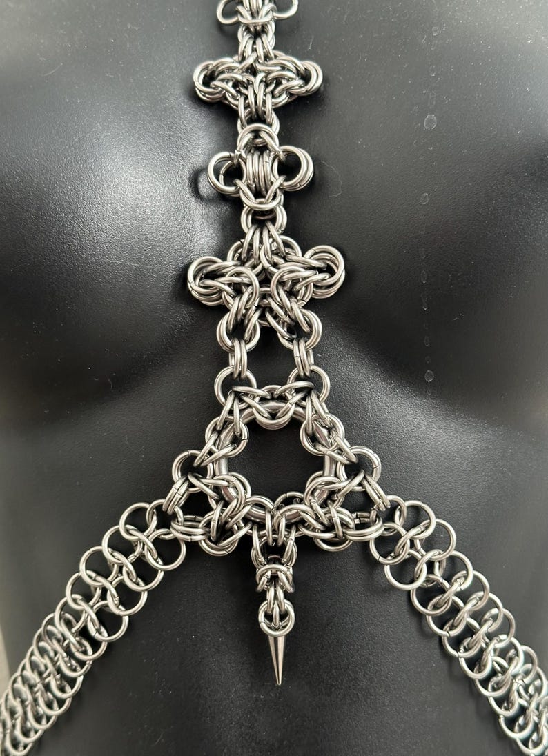 Starry Harness | Handmade Stainless Steel Chainmail - Etsy