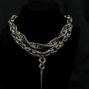 Velora Necklace | Handmade Stainless Steel Chainmail