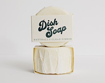 Natural Dish Soap | Unscented | Dye free |