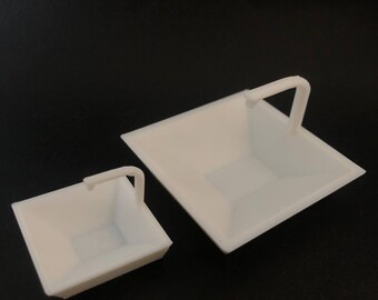 Miniature Dollhouse Sink – 1:12 Scale Bathroom Furniture – Two Sizes (Small & Large)
