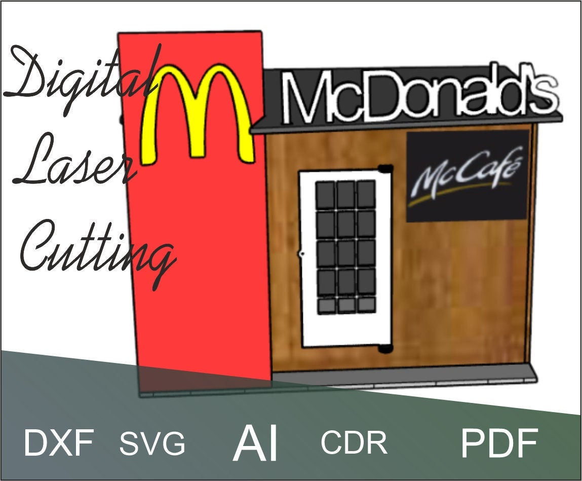 Diorama ,mcdonalds,miniature Restaurant,diorama Restaurant,mini Diorama ...