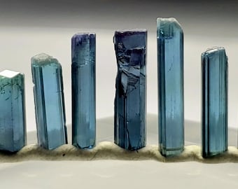 Top Indicolite Tourmaline Crystals From Afghanistan.