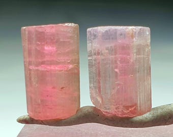 Top Pair Jewellery Bi-Colour Tourmaline crystals From Afghanistan