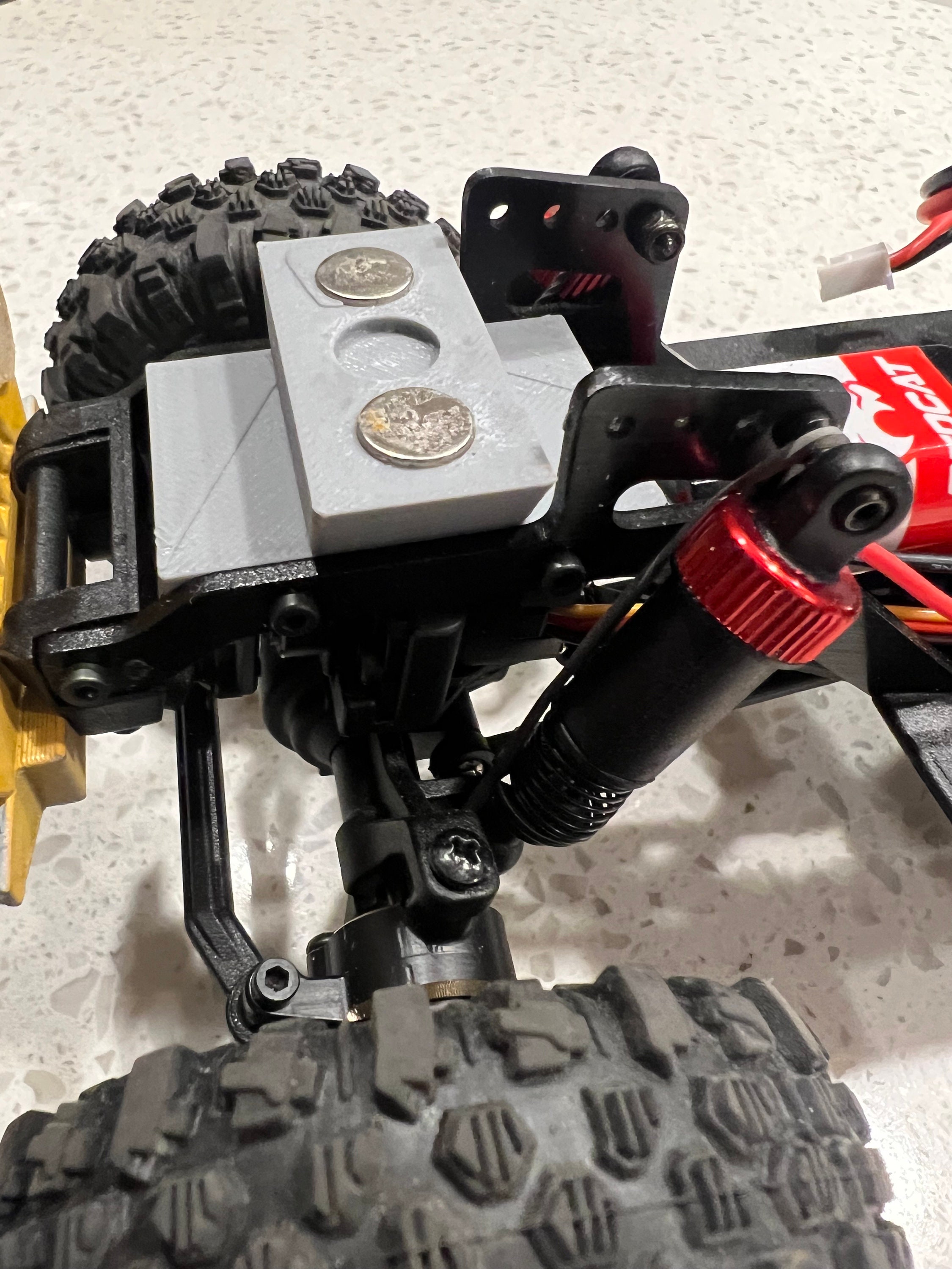 Redcat Racing Ascent 18 Crawler Body - Graphite Plastic RC Car Body - Realistic Crawler Design