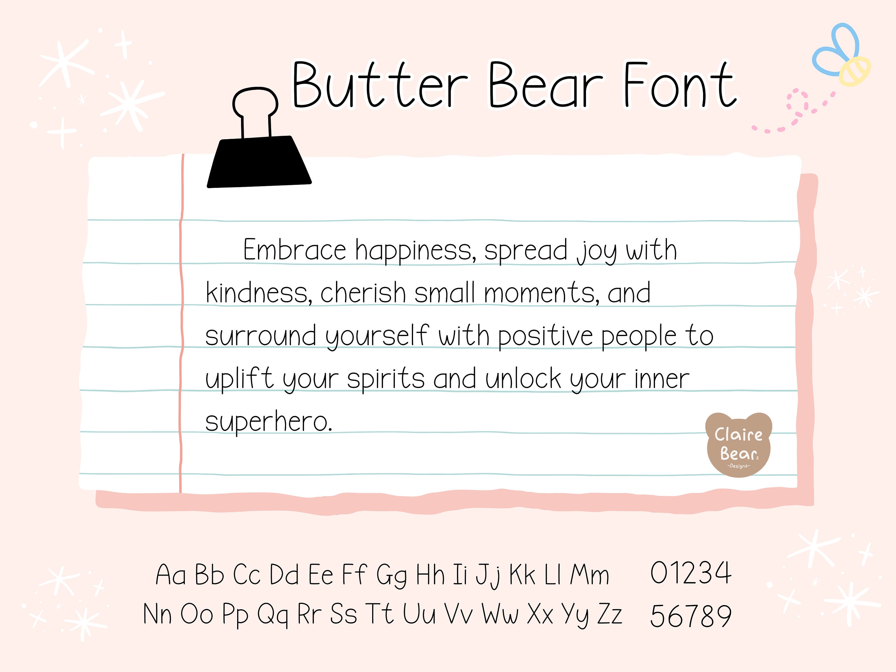 5 Font Bundle Handwritten Font, Planner Font Goodnotes Simple Font ...