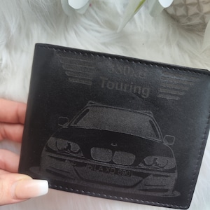 Geldbörse l BMW E46 l Portemonaie l Geldbeutel l Wunschgravur l Kennzeichen