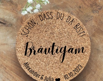 Posavasos con nombre l Posavasos de corcho personalizados l Tarjetas de lugar de boda l Cumpleaños l Tarjetas de lugar l Etiquetas de nombre l Regalo de invitado