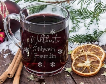 Caneca de vinho quente | Vinho quente | Nome | Caneca de vinho quente personalizada | Presente de Natal | Advento | Taça de vinho quente | Vinho quente para namorada