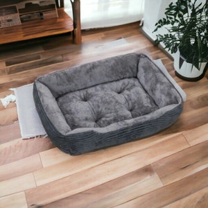 Bed For Dog, Square Plush Kennel, Small Dog Sofa, Pet Supplies, Pet Comfort, Accessories zdjęcie 1