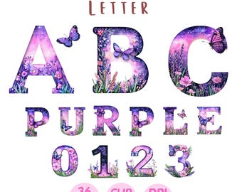Farfalle viola monogramma lettera E iniziale farfalle PopSockets PopGrip Intercambiabile