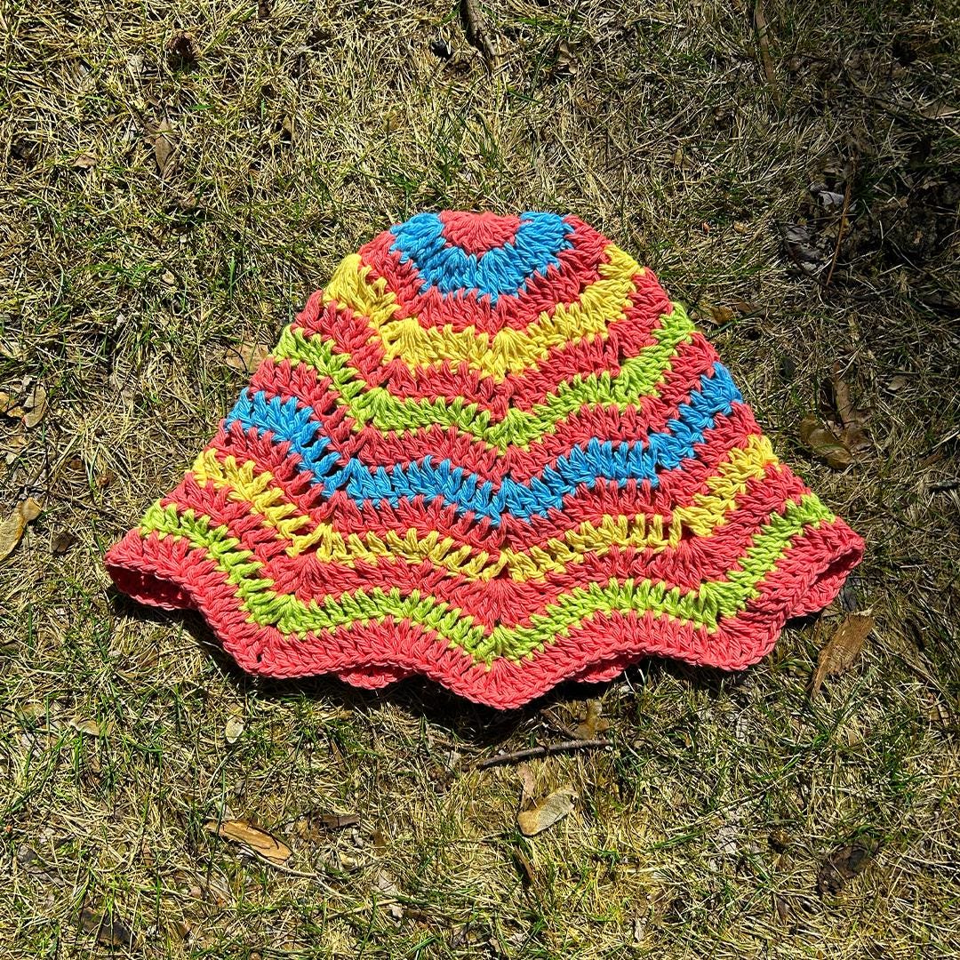 34 Sharp Chevron Crochet Pattern: Master the Zigzag with Ease 16 Ripple Creek Bucket Hat Pattern Easy Crochet Wavy Hat