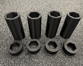 Almacenamiento en rack negro para accesorios de aisladores antibalas (capacidad para 4 unidades, sin pernos ni tuercas)