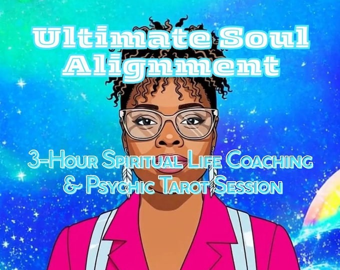 Featured listing image: Ultimate Soul Alignment: 3-Hour Spiritual Life Coaching & Psychic Tarot Session