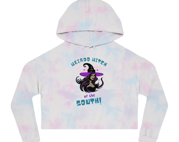 Featured listing image: Weirdo Witch Women's Crop Top Hoodie by Sweet Chariot