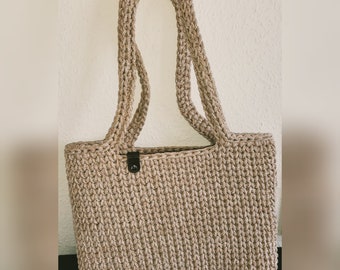 Crocheted bag shopper bag handbag