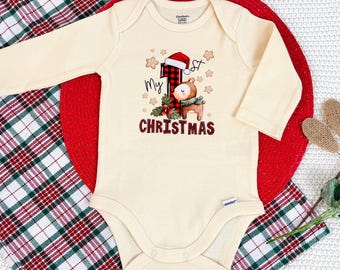 My First Christmas - Adorable Holiday Onesie® for Baby Girls or Boys