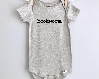 Bookworm Baby Onesie®: Unisex Literary Bodysuit for Newborns & Toddlers - Perfect Book Lover Gift