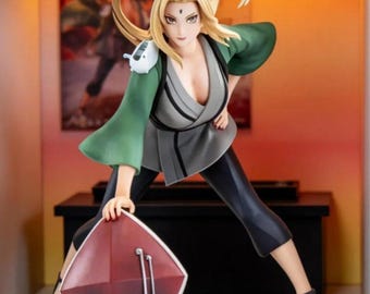 Tsunade Senju Fan-made Figure | Naruto Shippuden Statue | Hand Painted 3D Printed Collectible | Anime Gift