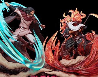 Bleach Thousand-Year Blood War Battle Diorama — Fan-Made Hand-Painted Anime Figure | 1/6 Scale
