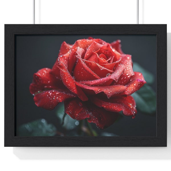 Prefect Rose,Horizontal Framed Poster