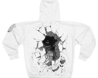 Attack on Titan Unisex Zip Hoodie