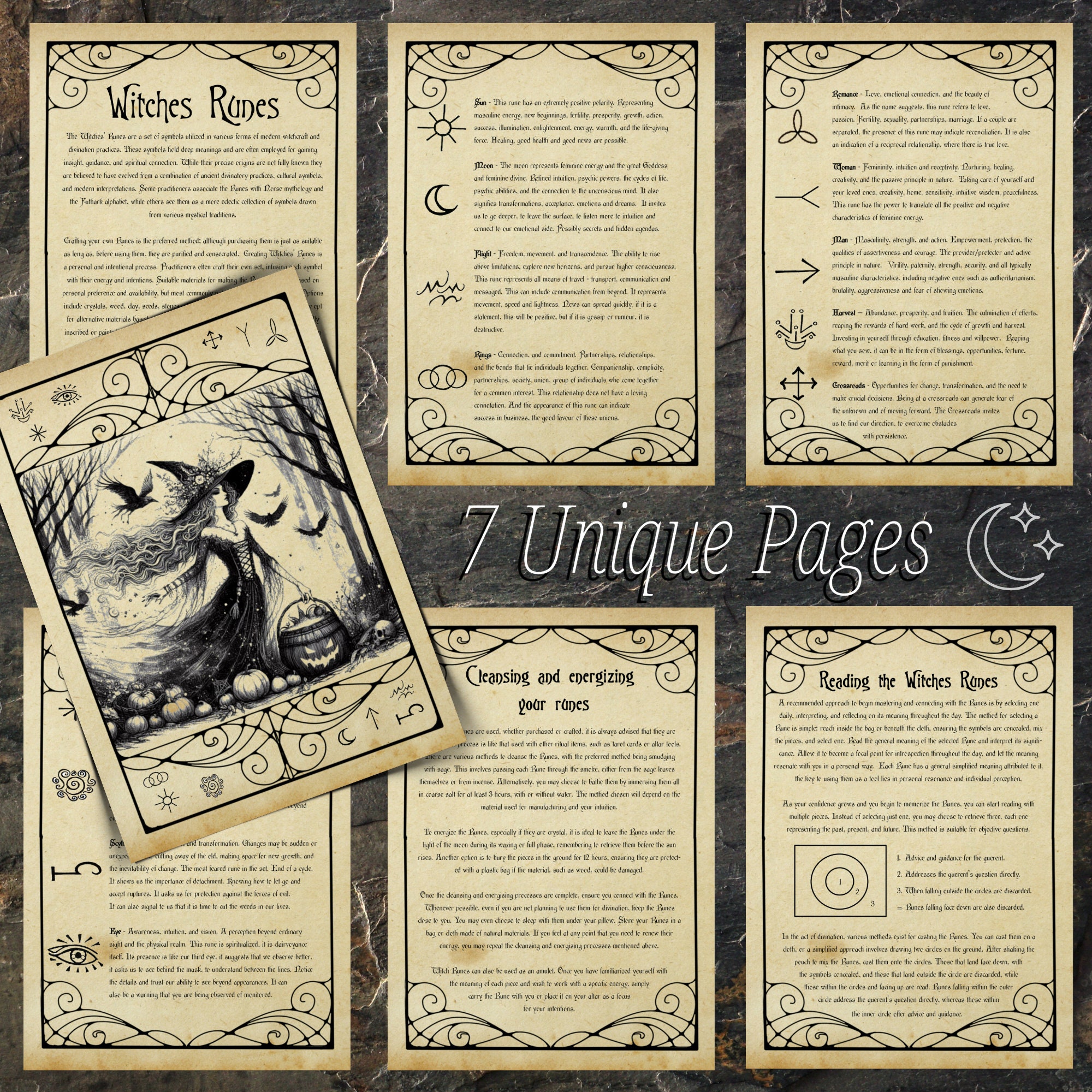 Witch runes - Etsy 日本