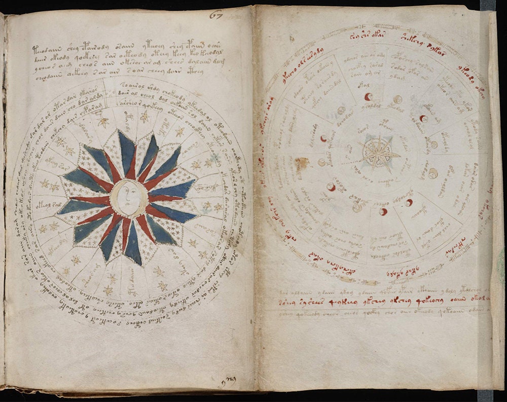 The Voynich Manuscript, Original 15th Century Occult Text, Digital ...
